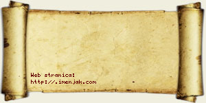 Tijana Debeljak vizit kartica